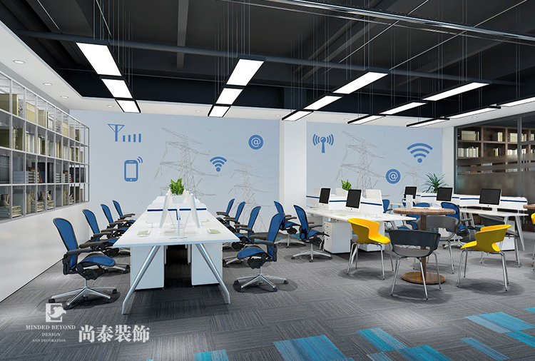 雄韬电源科技 - 深圳办公室装修效果图大全_办