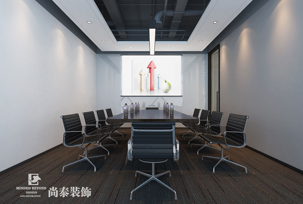 深圳南山创业投资大厦金融公司办公室装修效果图 