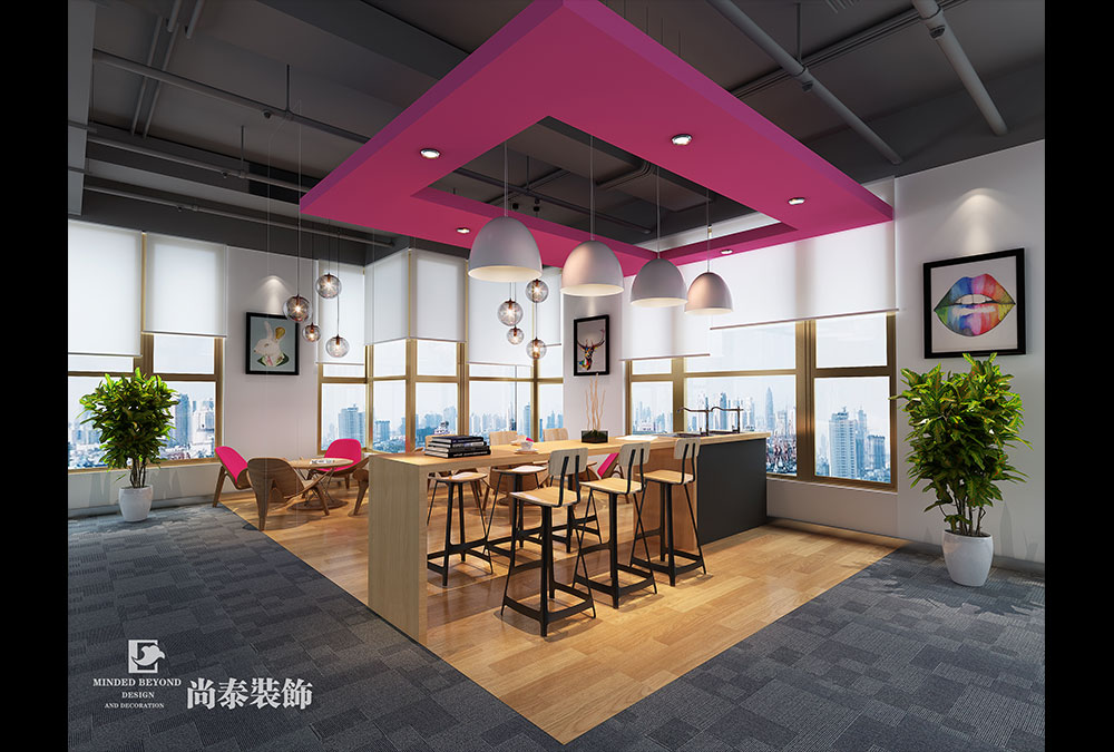 深圳南山永新汇电子商务公司办公室装修设计
