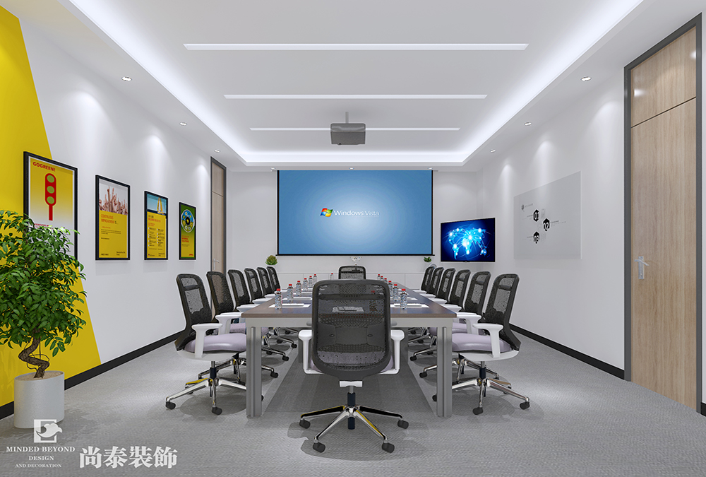 深圳龙岗坂田物流公司办公空间装修设计效果图