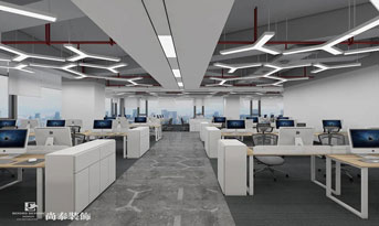 科技公司办公室装修，经典白灰系列真的“过气”了吗？