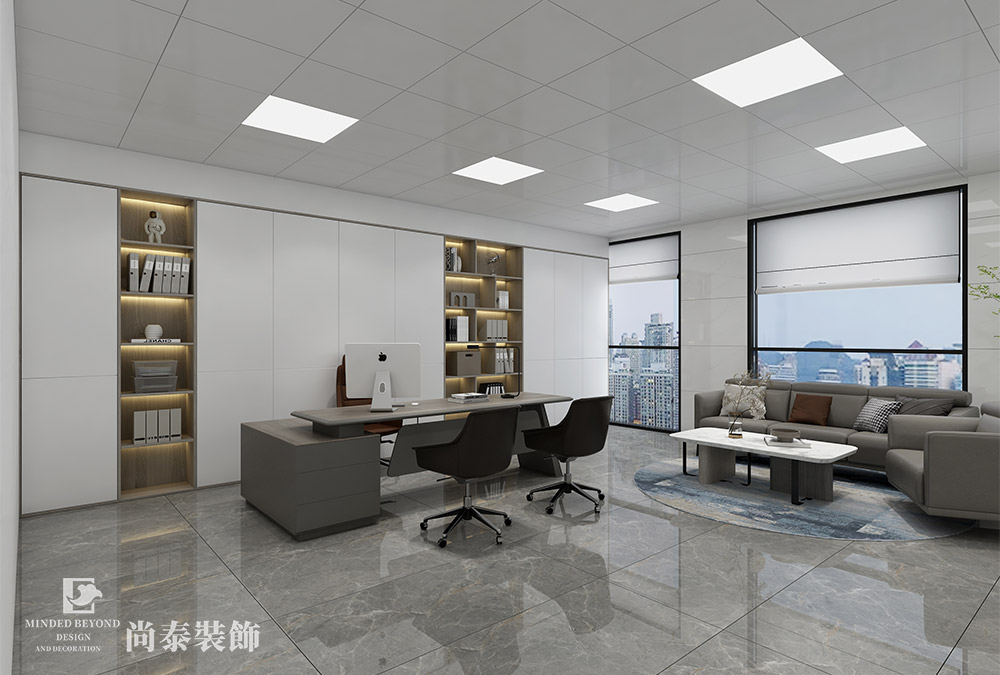 深圳办公室设计：盛荟红星创智广场900平米电子产品公司写字楼办公室装修设计