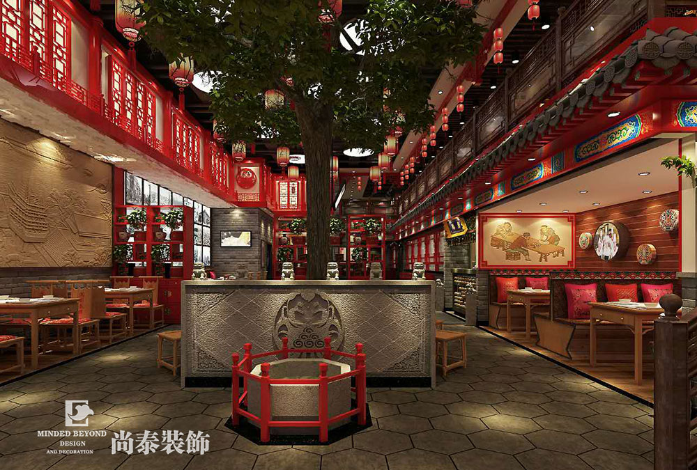 深圳中式餐厅装修设计