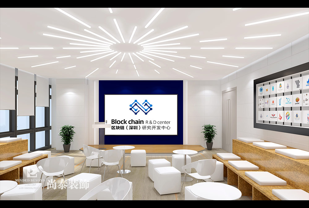 深圳南山科技园区块链科技公司办公室装修设计