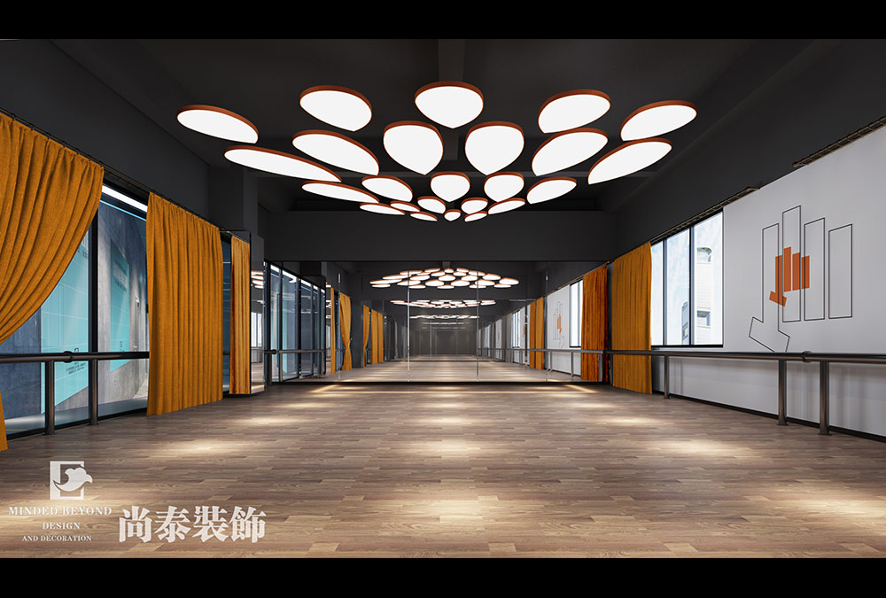 深圳南山南头传媒文化培训公司办公空间设计效果图