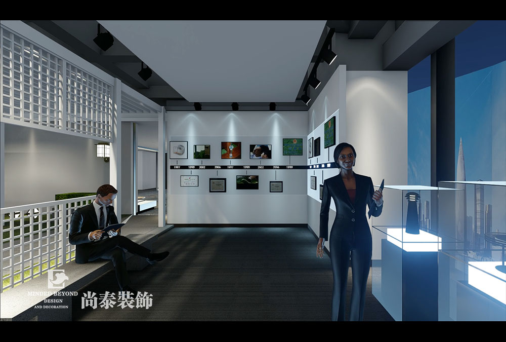 深圳南山中国储能大厦LED照明公司办公室装修设计