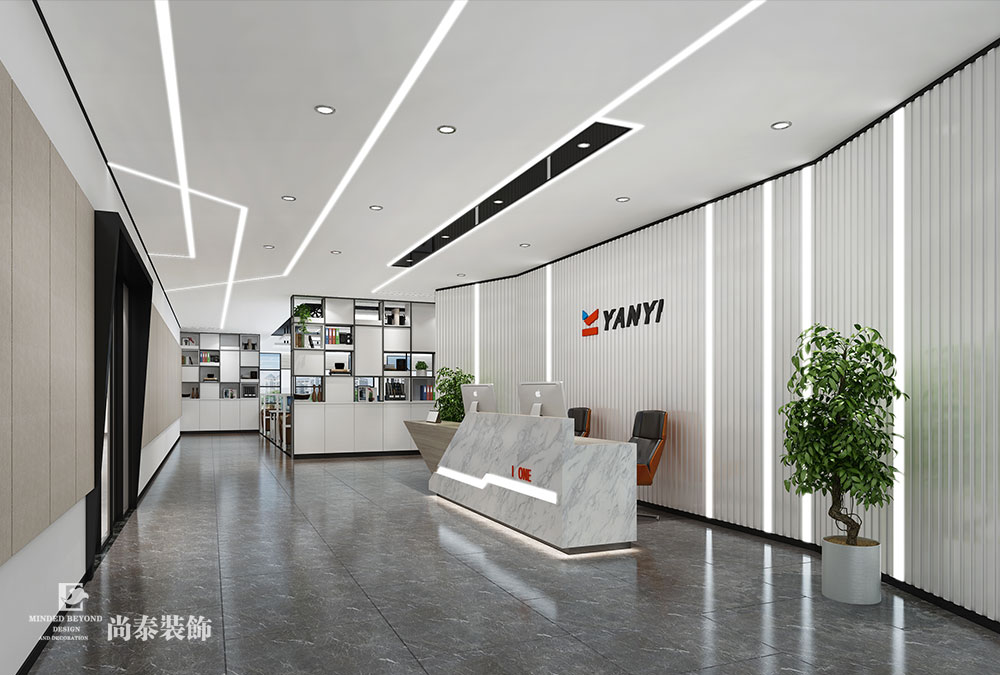 深圳龙华观澜银星智界新材料公司办公室装修设计 