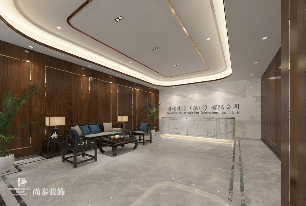 深圳光明区建设办公室装修效果图