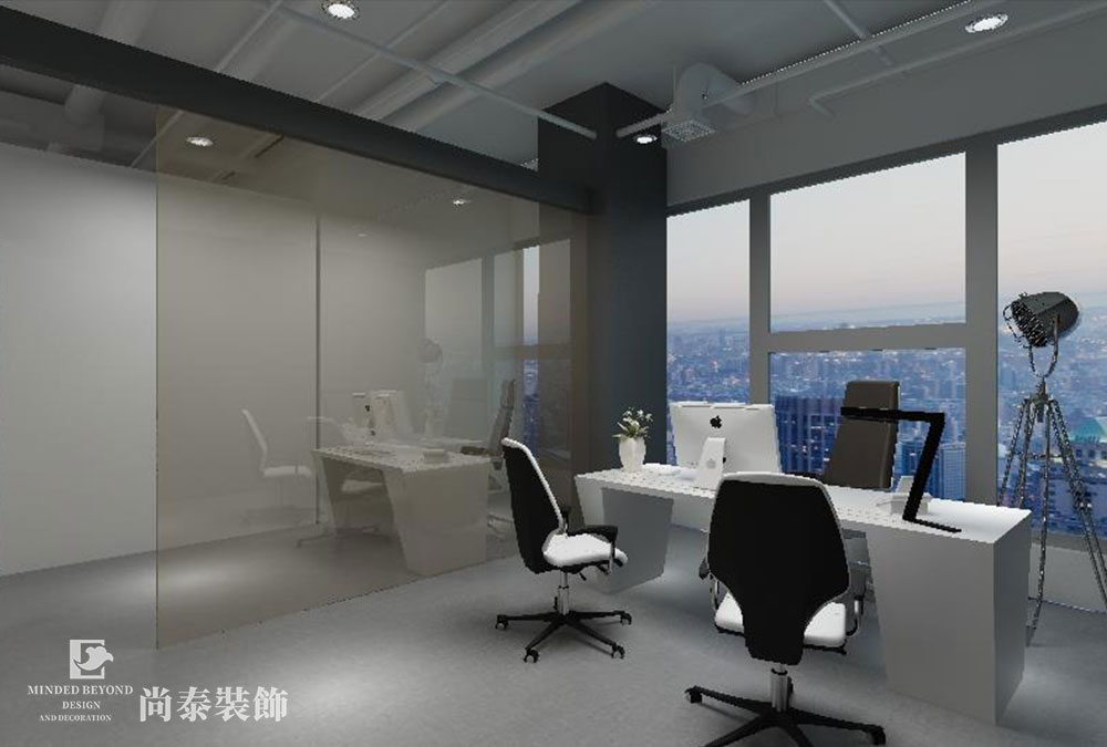 深圳宝安同泰大厦电子烟科技公司办公室装修设计