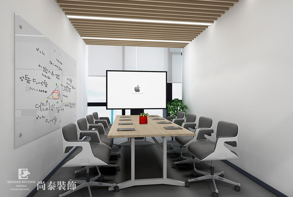 深圳南山智园科技公司办公室装修设计效果图