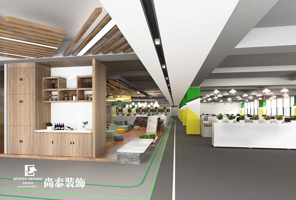 深圳光明环球工业区电池电子公司空间装修设计
