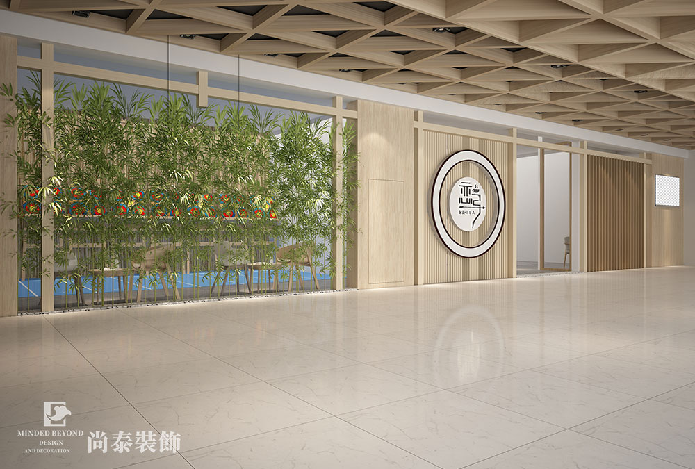 射箭馆入口区装修图片