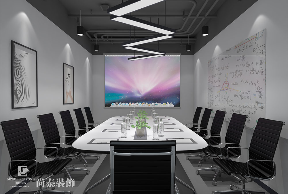 深圳南山科技园激光公司办公室装修效果图