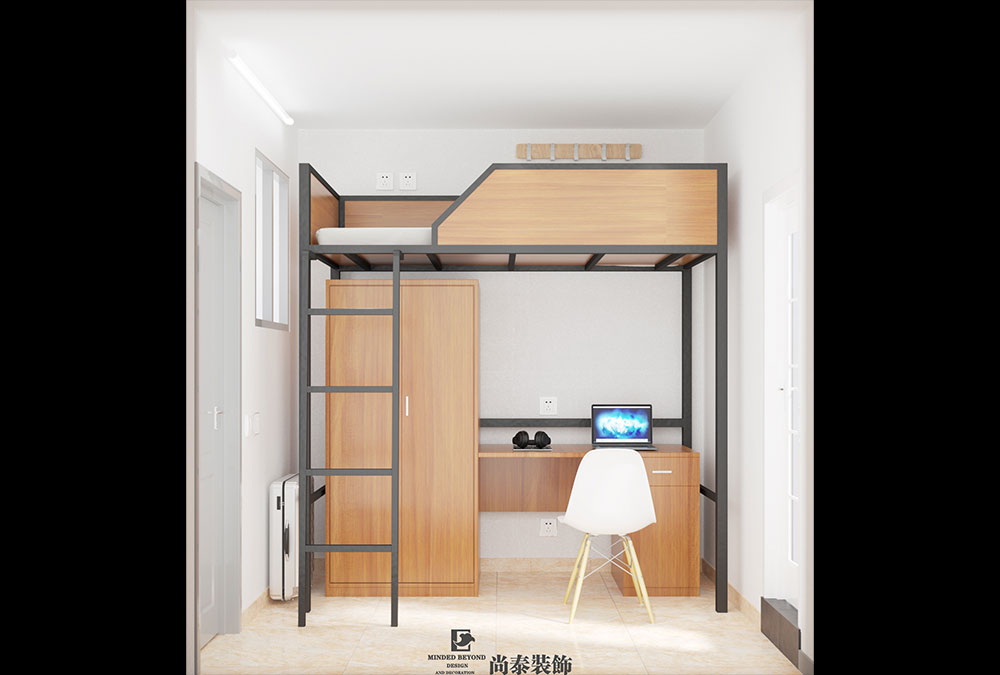 广州员工宿舍装修,宿舍公寓设计