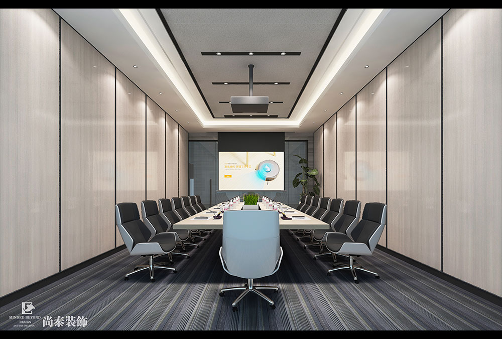 中山翠亨国家高新技术企业办公室设计效果图 