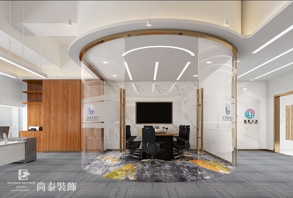 115平米投资公司深圳办公室设计 | 德聚投资