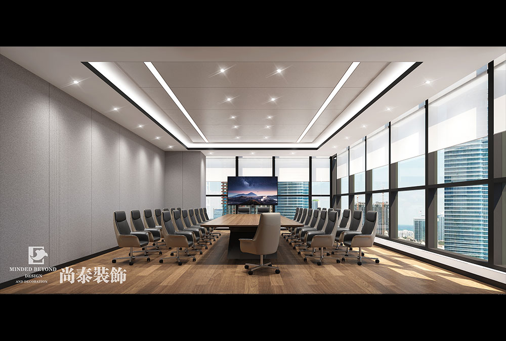 1600平米深圳办公室改造装修效果图 | 光正人力资源