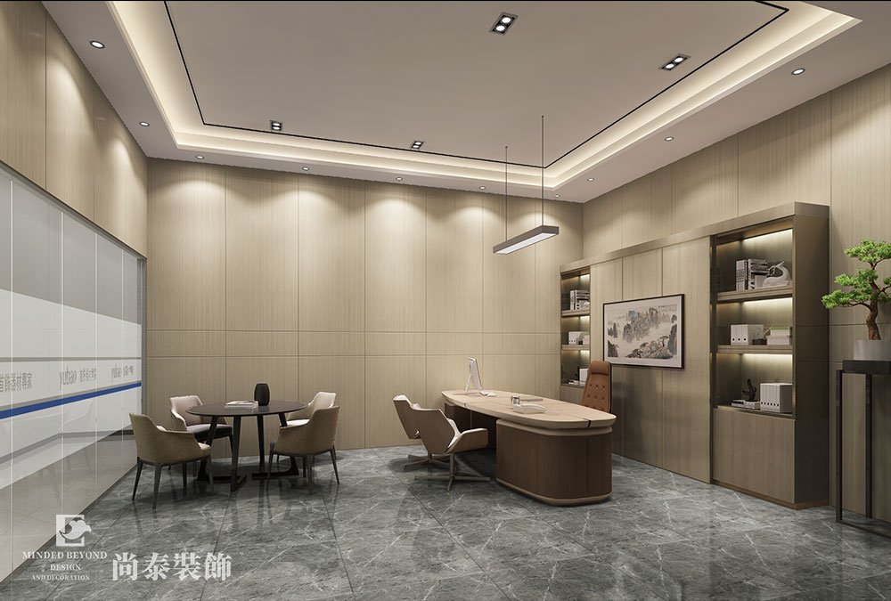 深圳龙岗六约800平米珠宝办公室装修设计效果图