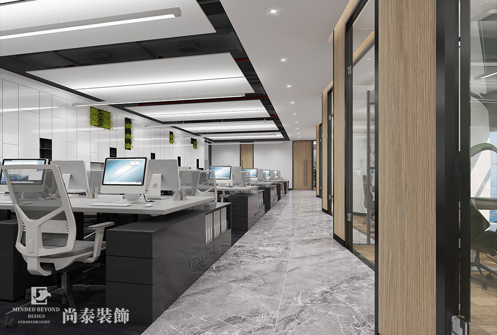 深圳龙华汇德大厦律师事务所办公室装修设计效果图