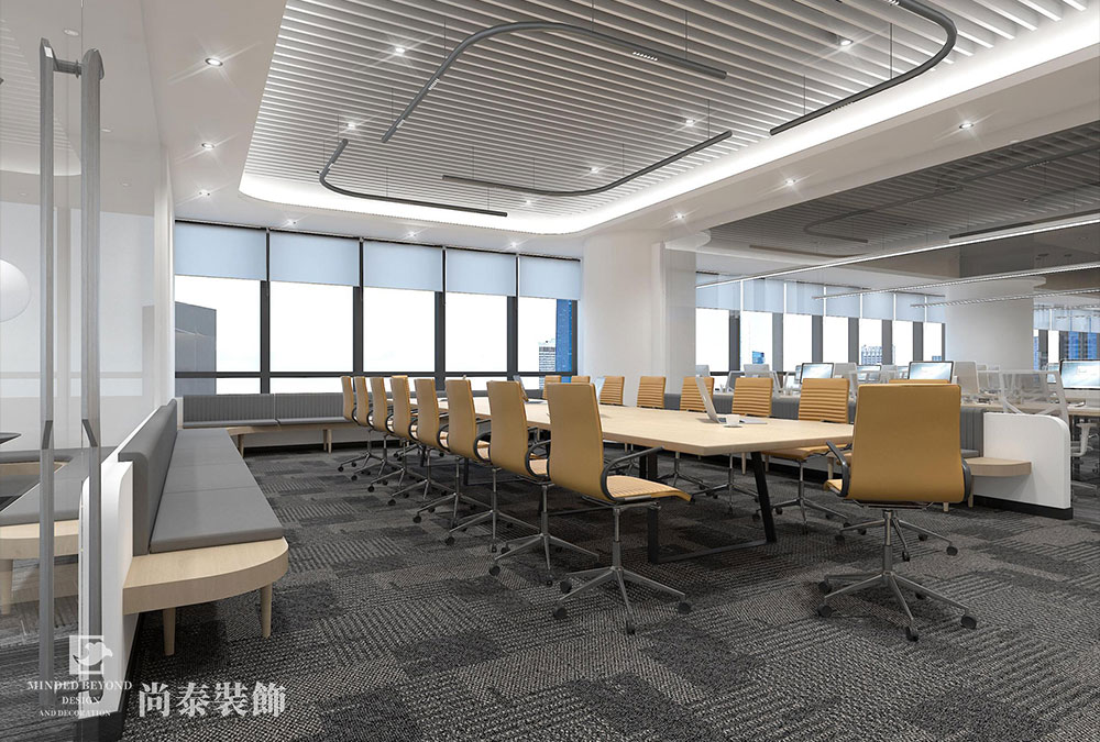 深圳市南山地铁金融科技大厦互联网科技办公室装修设计 