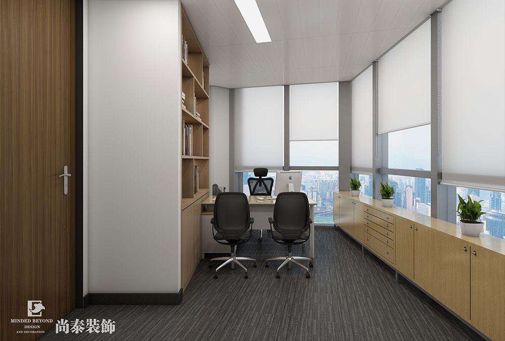 150平米协会办公室设计案例 | 深圳市资产评估协会