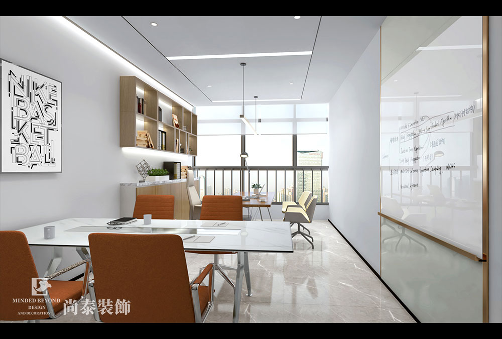3000平米国家高新技术企业办公室装修设计 | 菲鹏生物