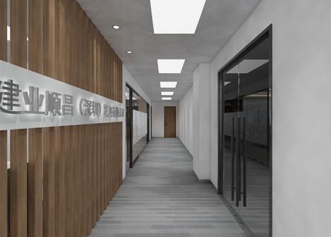 深圳福田汉国中心机电公司办公室装修设计