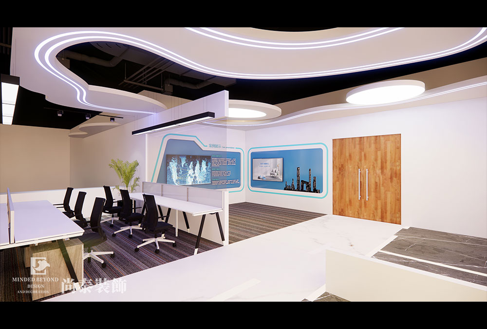 深圳南山高新园智能家电机器人公司办公室装修设计