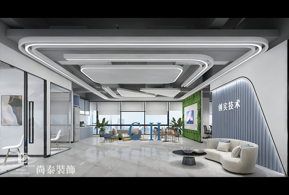 深圳南山科技园500平科技公司办公装修