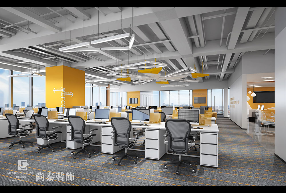 深圳传媒公司办公室设计案例-1400平米时尚办公 | 青橙传媒