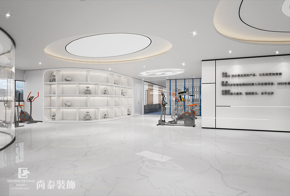深圳写字楼装修设计案例-1000平米跨境电商公司 | 云通达信息