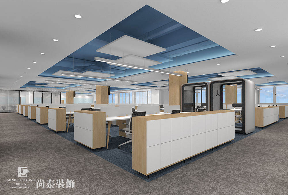 深圳南山金证科技大厦金融证券公司办公室装修