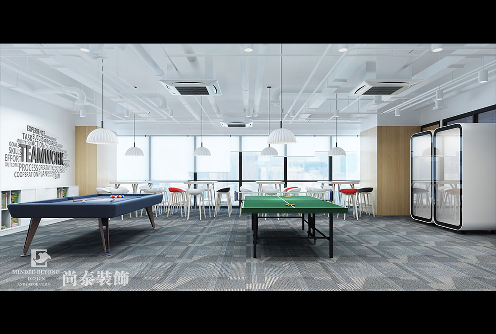 深圳南山众冠时代广场咨询公司办公室装修设计效果图