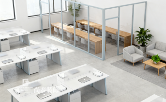 开放式办公办公室装修的空间设计要点