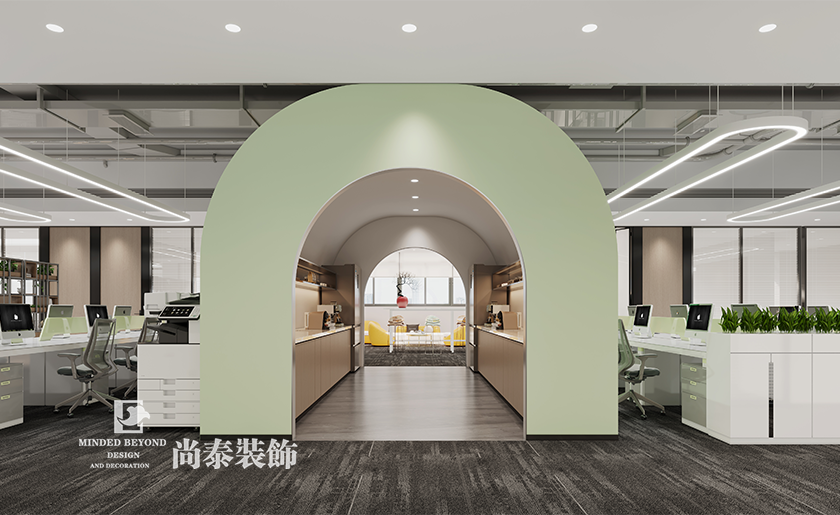 深圳市宝安区科技型公司办公室装修案例